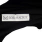 BOB MACKIE- 1970s Black Jersey Knit Dress, Size 6