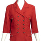 KARL LAGERFELD- 1990s Red Wool Blazer, Size 4