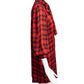 YVES SAINT LAURENT- 1990s Silk Plaid Shirt Dress, Size 4