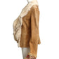 Beaded Shearling Coat, Size 10