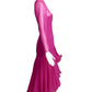 MIGNON- 1980s Ruffle Chiffon Evening Gown, Size 8