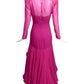 MIGNON- 1980s Ruffle Chiffon Evening Gown, Size 8