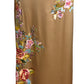 REEM ACRA- Embroidered Trained Silk Gown, Size 10