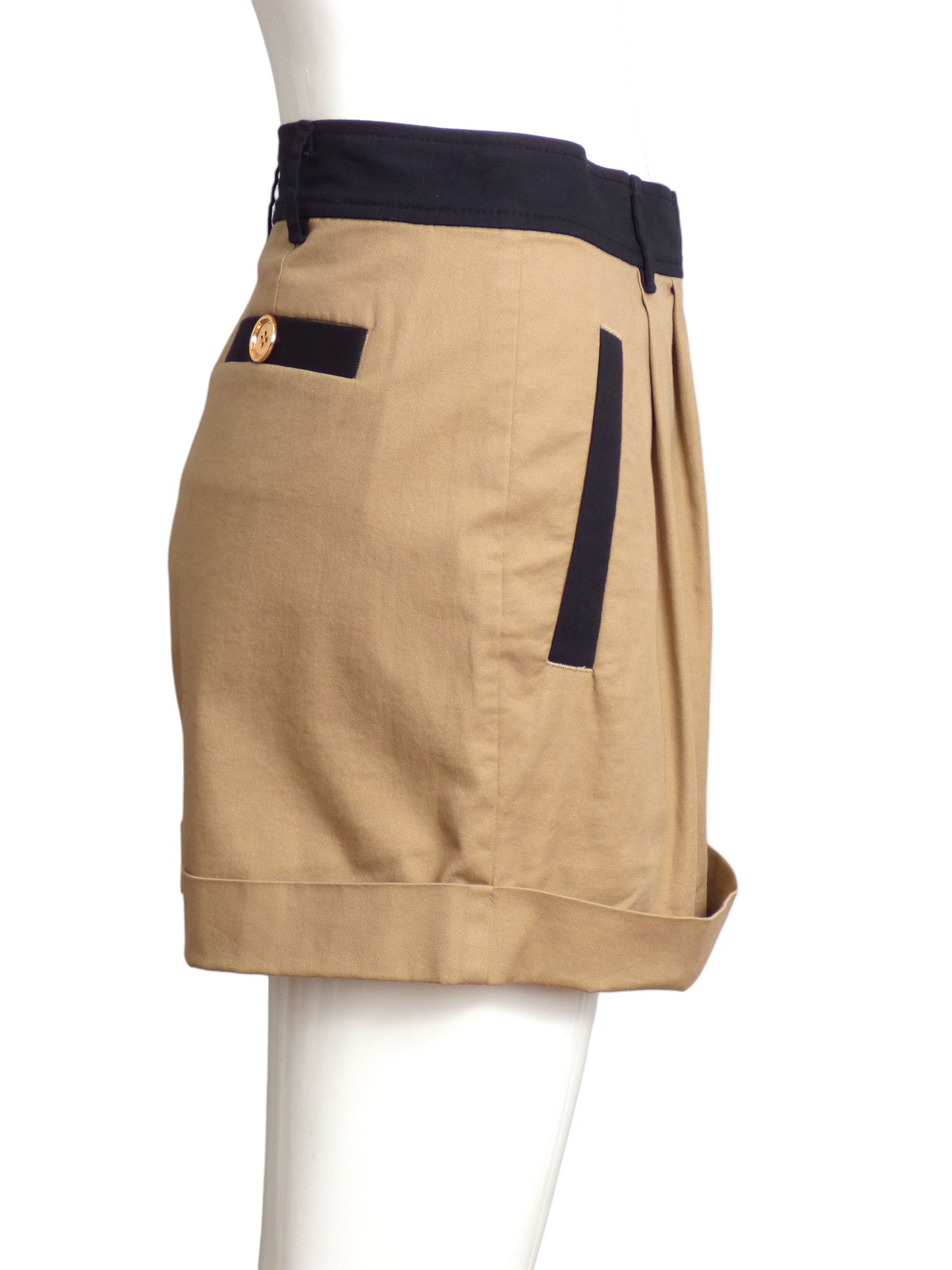 MOSCHINO CHEAP & CHIC- NWT Cotton Twill Shorts, Size 10