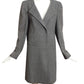 THOMAS WYLDE- NWT Grey Wool Studded Coat, Size 6