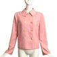 OSCAR DE LA RENTA- 2006 Pink Wool Jacket, Size 8