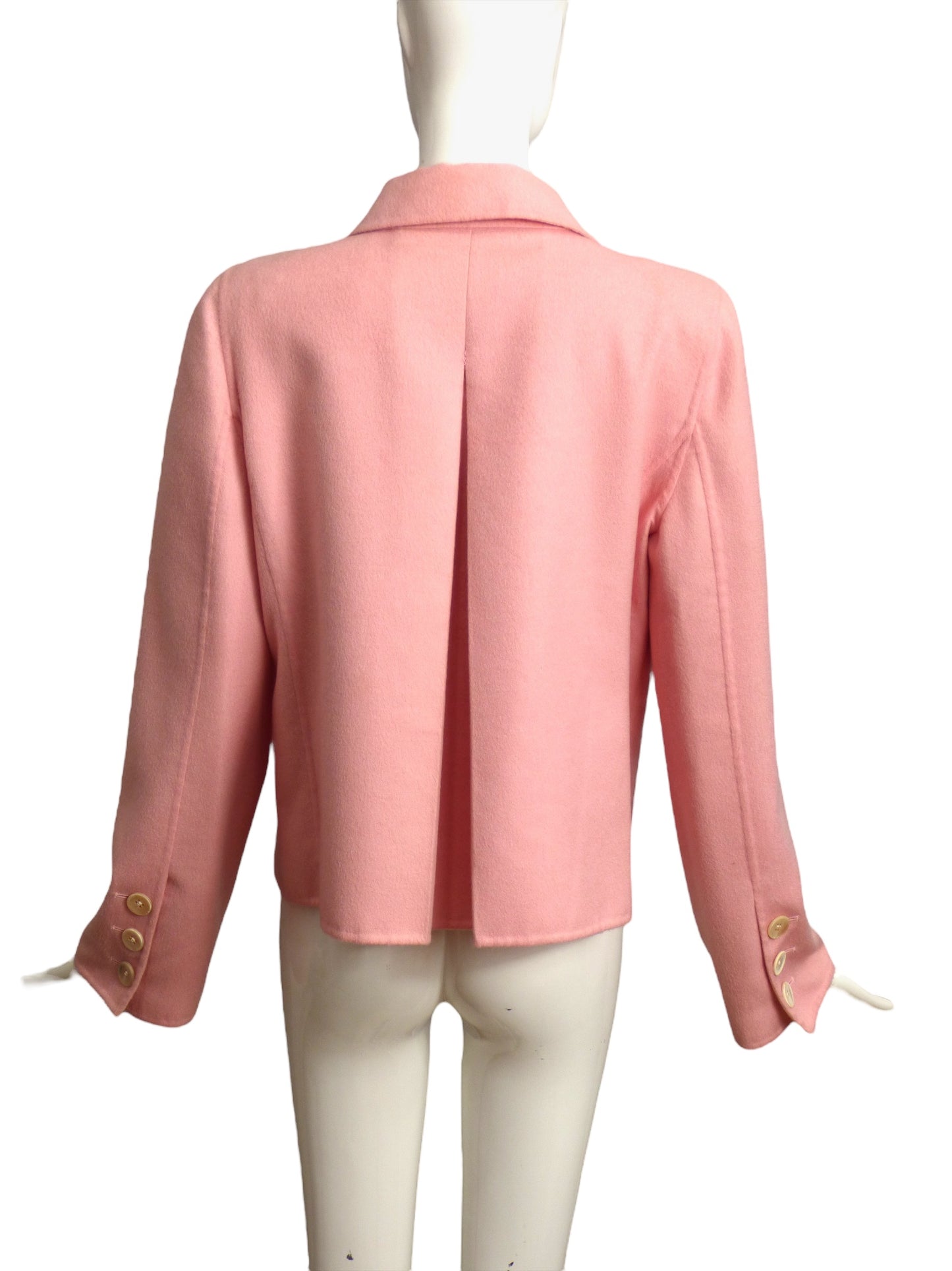 OSCAR DE LA RENTA- 2006 Pink Wool Jacket, Size 8