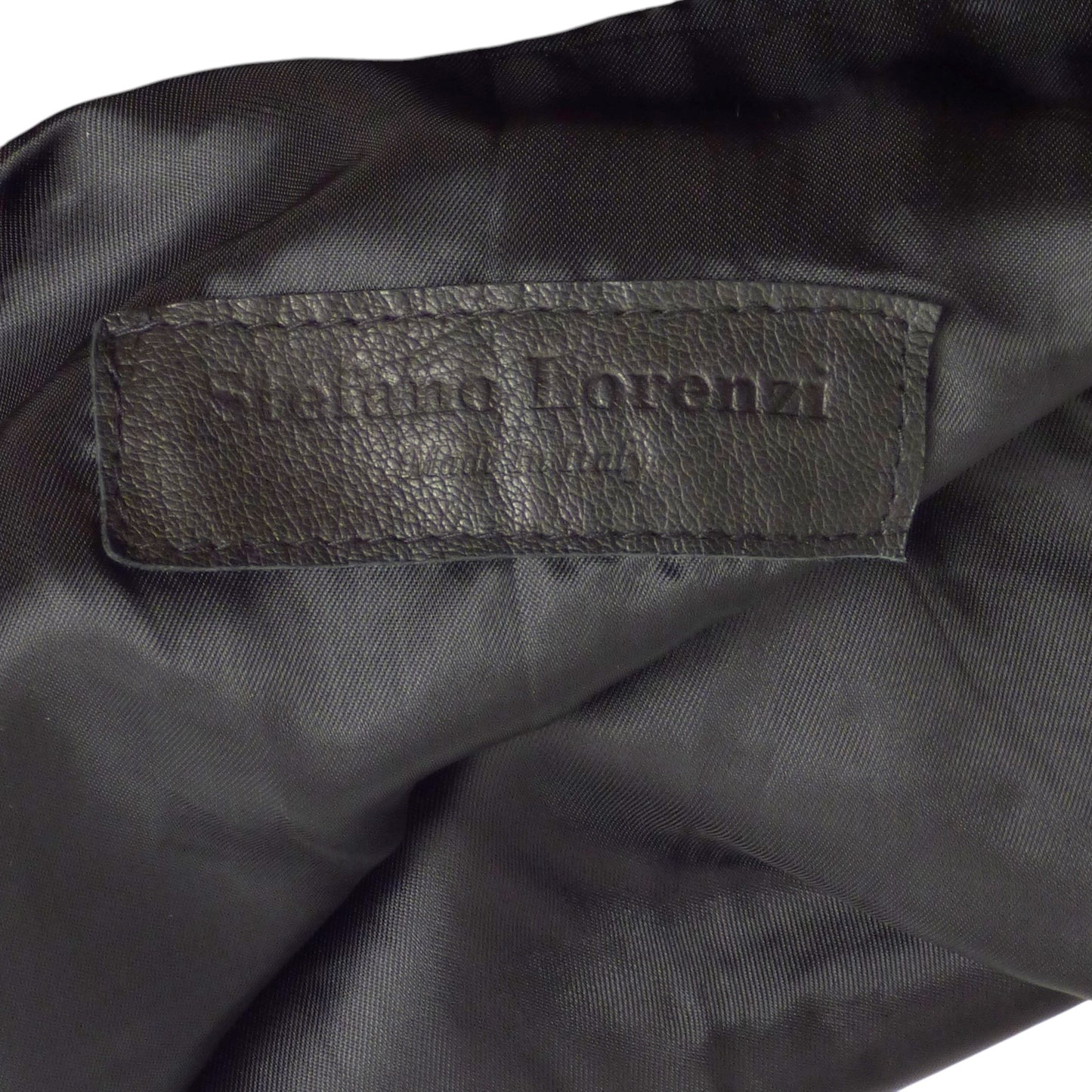 STEFANO LORENZI- NWT Black Embroidered Leather Moto Jacket, Size 6