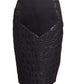 JC de CASTELBAJAC- NWT Black Bird Pencil Skirt, Size 4