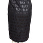 JC de CASTELBAJAC- NWT Black Bird Pencil Skirt, Size 4