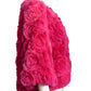 LOU ANDREA- NWT Pink Fur Rosette Jacket, Size 8