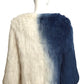 LOU ANDREA- NWT Multi Color Rabbit Fur Jacket, Size 6