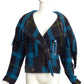 JC de CASTELBAJAC- NWT Wool  Plaid  Hooded Jacket, Size 10