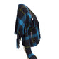 JC de CASTELBAJAC- NWT Wool  Plaid  Hooded Jacket, Size 10