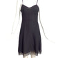 CHANEL-1990s AS IS Black Wool & Lace Dress, Size 6