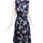 CAROLINA HERRERA- Cotton Tropical Print Dress, Size 10