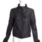 GUCCI- 2002 Black Silk Embroidered Jacket, Size 8