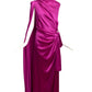 ROKSANDA- 2023 Raspberry Silk Draped Gown, Size 12