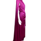 ROKSANDA- 2023 Raspberry Silk Draped Gown, Size 12