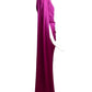 ROKSANDA- 2023 Raspberry Silk Draped Gown, Size 12