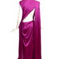 ROKSANDA- 2023 Raspberry Silk Draped Gown, Size 12