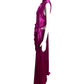 ROKSANDA- 2023 Raspberry Silk Draped Gown, Size 12