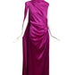 ROKSANDA- 2023 Raspberry Silk Draped Gown, Size 12