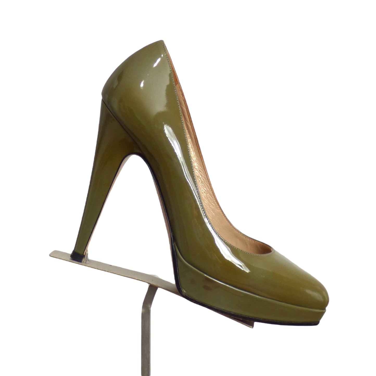 VALENTINO- Sage Patent Leather Pumps, Size 36