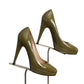 VALENTINO- Sage Patent Leather Pumps, Size 36