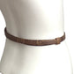 JUDITH LEIBER- 1980s Snakeskin Adjustable Belt