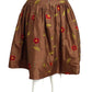 BILL BLASS- 1990s Silk Embroidered Skirt, Size 8