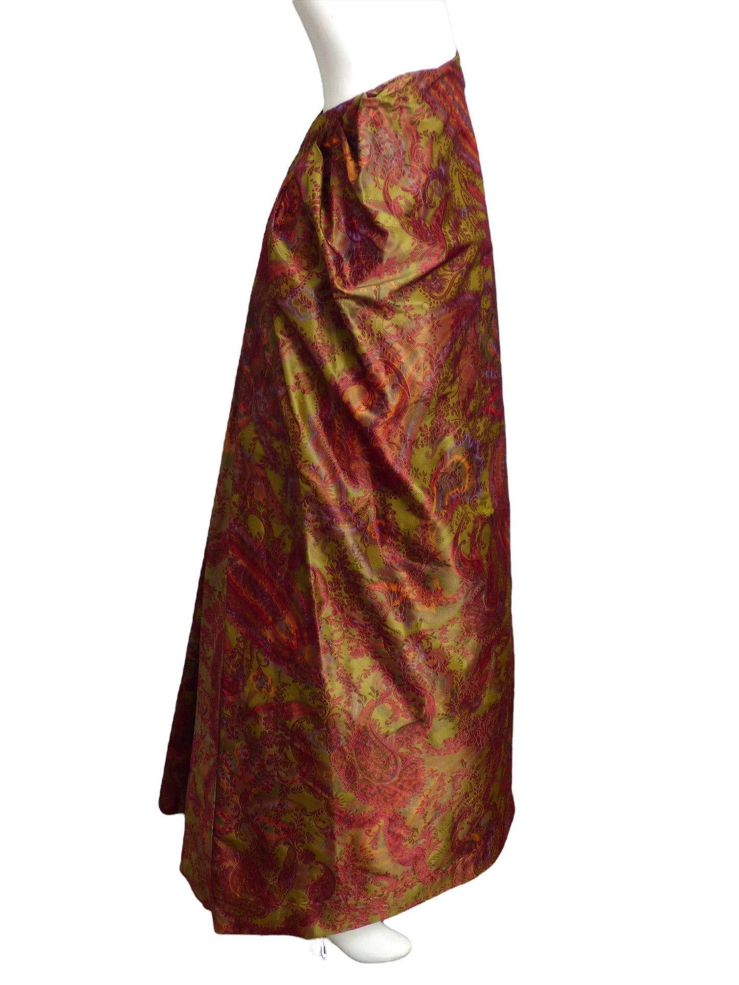 BILL BLASS- 1990s Silk Brocade Evening Skirt, Size 4