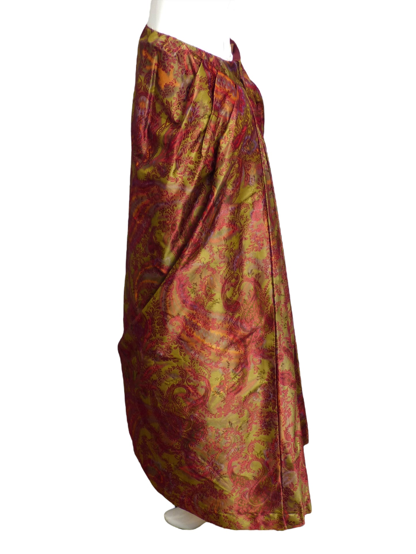 BILL BLASS- 1990s Silk Brocade Evening Skirt, Size 4