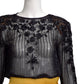 OSCAR DE LA RENTA- 1984 4pc Bead & Satin Evening Ensemble, Size 4