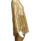 OSCAR DE LA RENTA- 1980s 3pc Gold Lace & Brocade Ensemble, Size 6