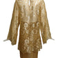 OSCAR DE LA RENTA- 1980s 3pc Gold Lace & Brocade Ensemble, Size 6