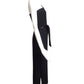 BILL BLASS- 1970s Black Crepe Evening Gown, Size 2