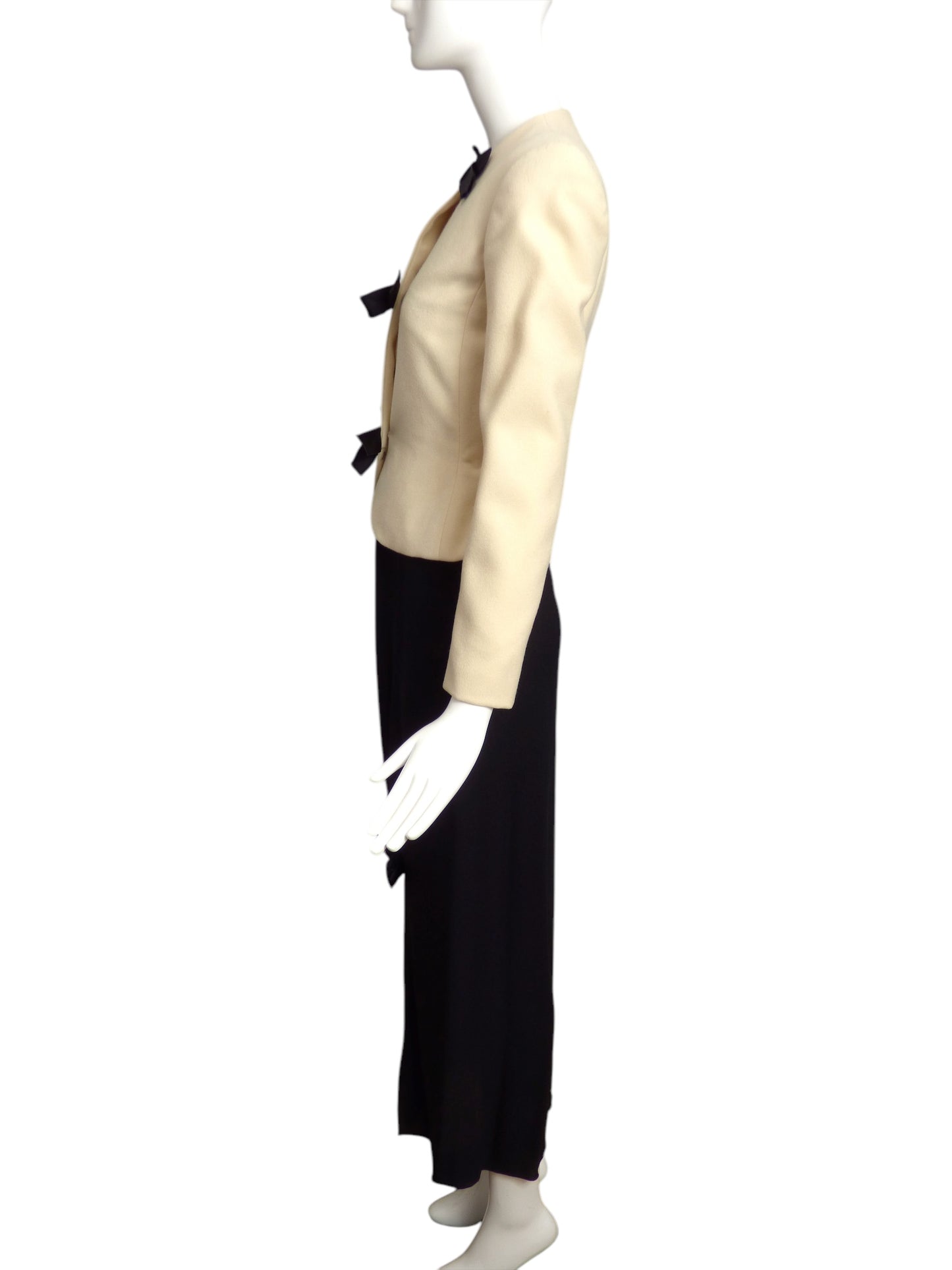 BILL BLASS- 1970s Gown & Jacket Ensemble, Size 4