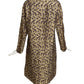 DRIES VAN NOTEN-  Metallic Brocade Coat, Size 10