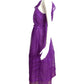 ULLA JOHNSON- Purple Artemis One Shoulder Maxi Dress, Size 10