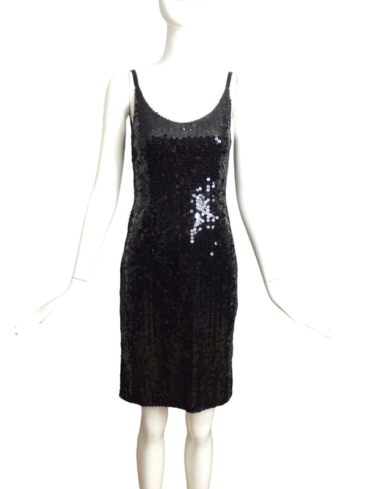 1990s Sequin Party Dress, Size 6