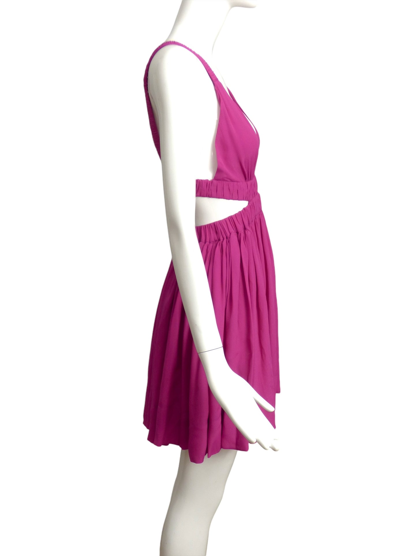 MAGALI PASCAL- NWT Pink Rayon Mini Dress, Size 2