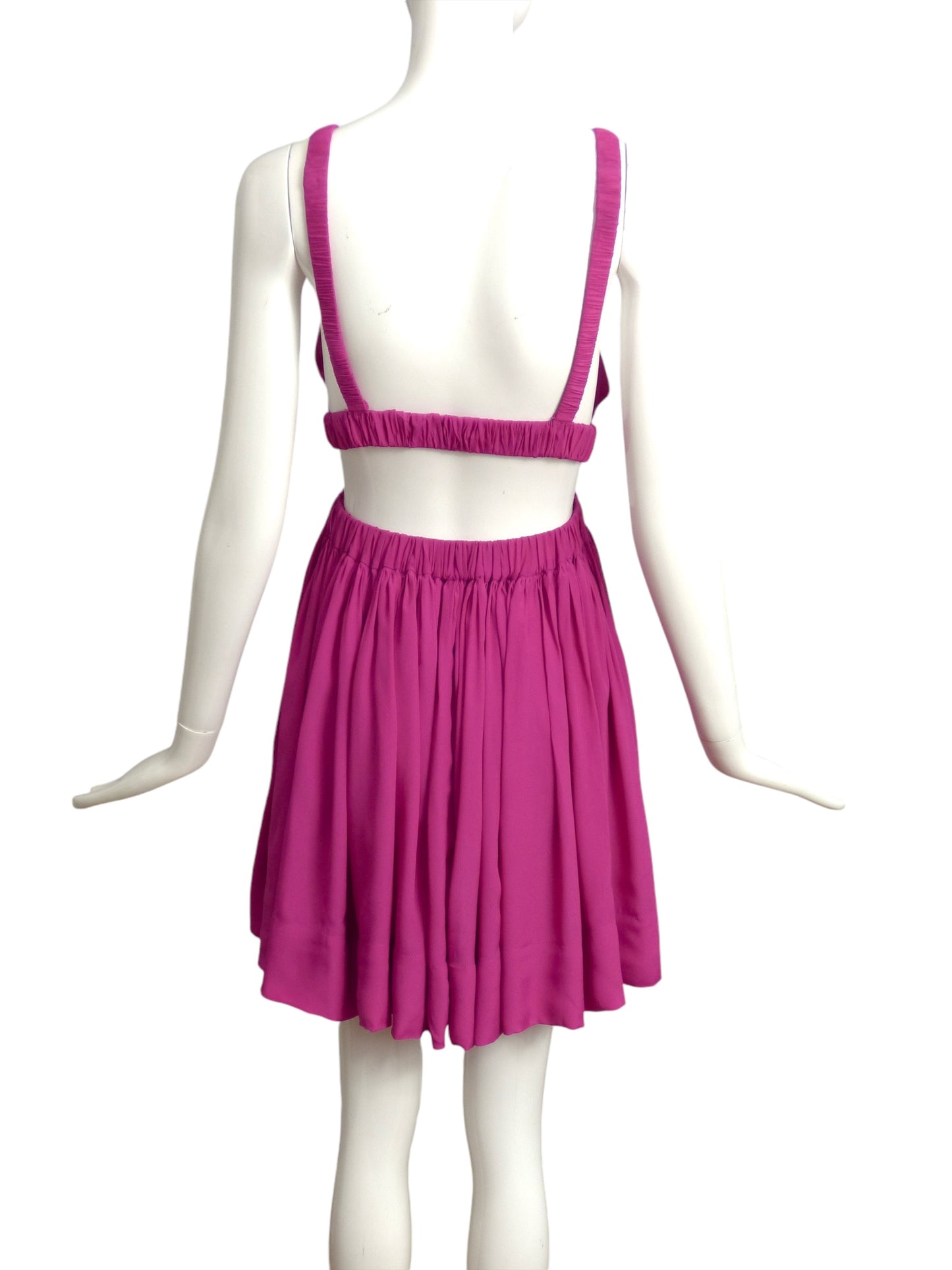 MAGALI PASCAL- NWT Pink Rayon Mini Dress, Size 2