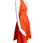 ZIMMERMANN- NWT Orange Linen Halter Dress, Size 8