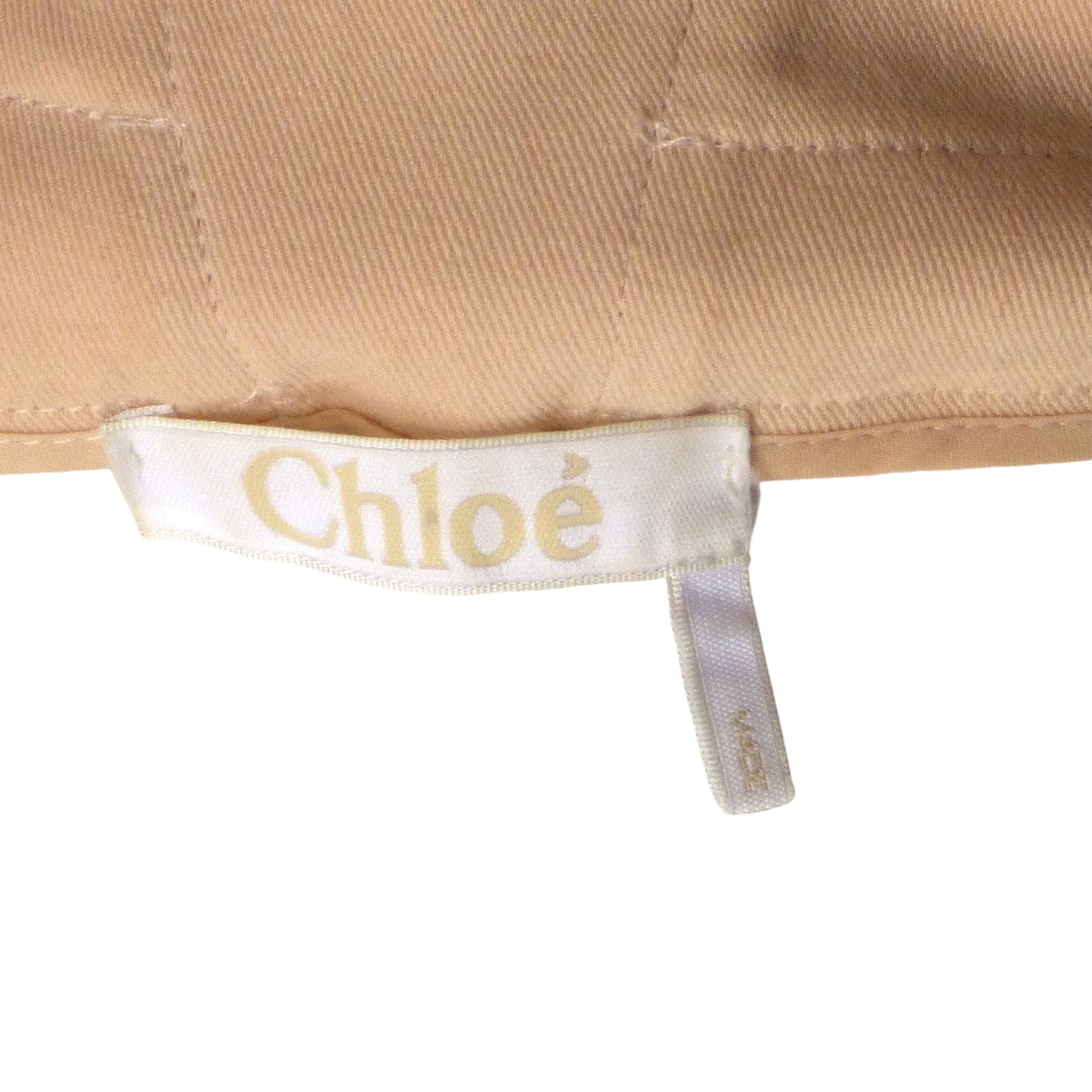 CHLOE- Pink Denim Bermuda Shorts, Size 6