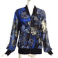 FUZZI- Floral Print Mesh Jacket, Size 10