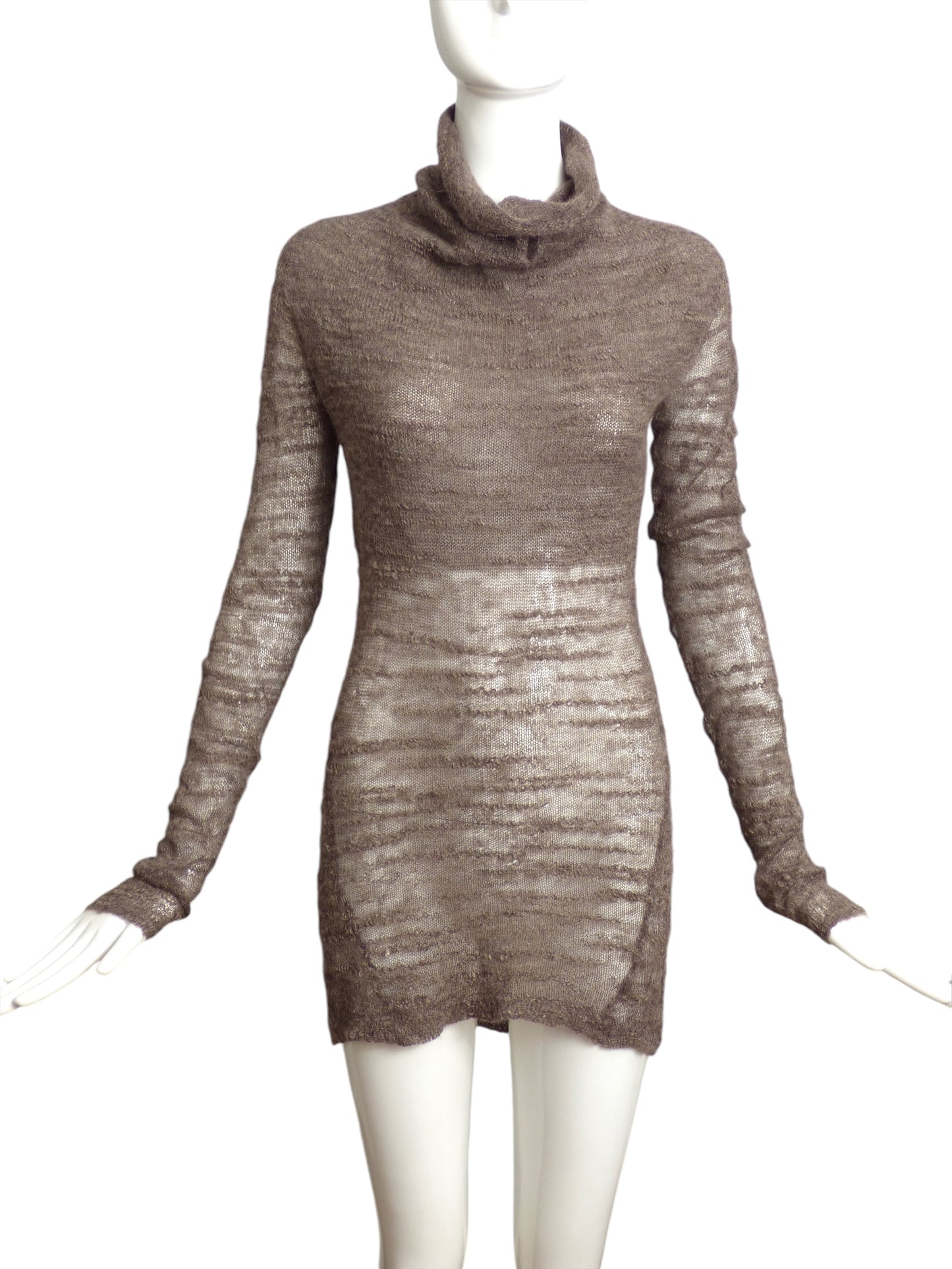 HELMUT LANG- Sweater Knit Mini Dress, Size 8