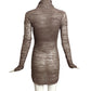 HELMUT LANG- Sweater Knit Mini Dress, Size 8