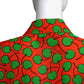 MOSCHINO COUTURE- 2023 Crepe Cherry Print Blouse, Size 4