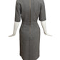 VICTORIA BECKHAM- Gray Wool Flannel Dress, Size 2